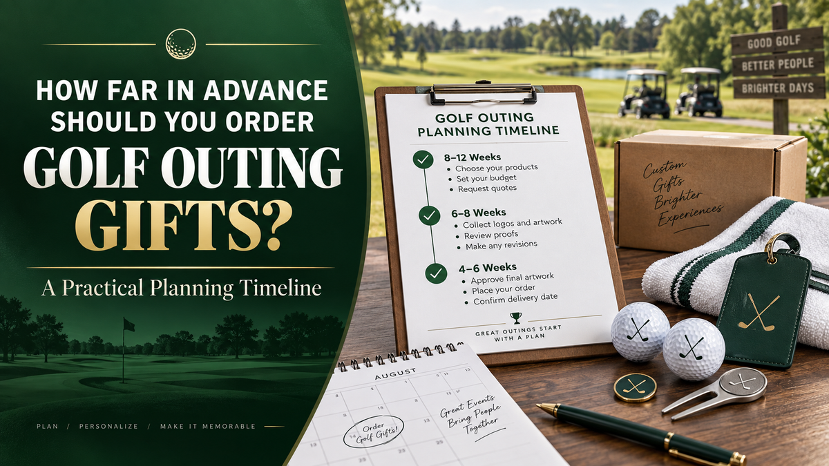 How Far in Advance Should You Order Custom Golf Outing Gifts?